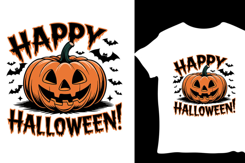 Custom Apparel Using Halloween Transfers